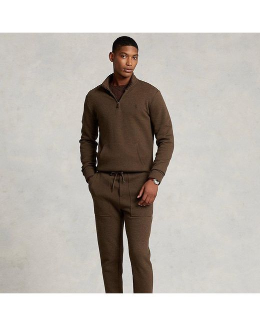 Ralph Lauren Doubleknit Mesh Jogger Pant in Brown for Men Lyst