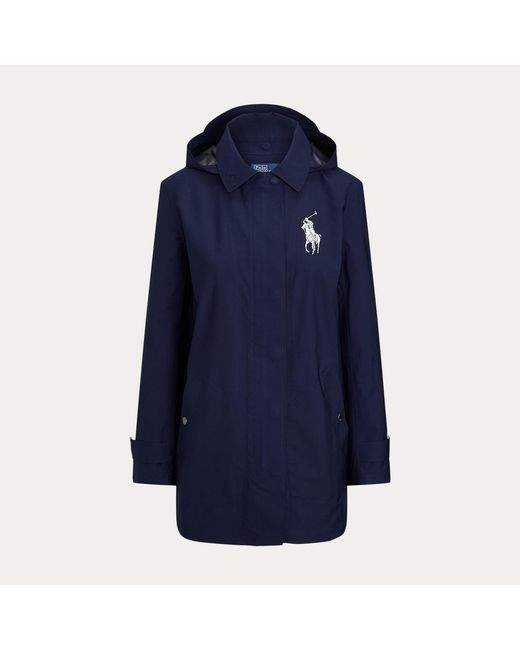 Polo Ralph Lauren Blue Wimbledon Umpire Twill Coat