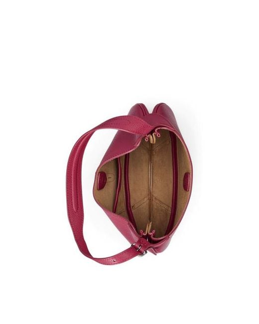 Petit sac Shoulder Polo ID vachette Polo Ralph Lauren en coloris Purple