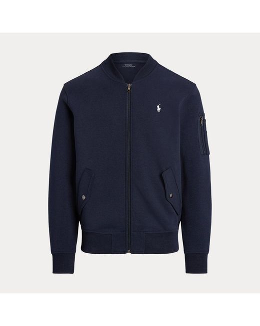 Polo Ralph Lauren Double-knit Bomberjack in het Blue voor heren