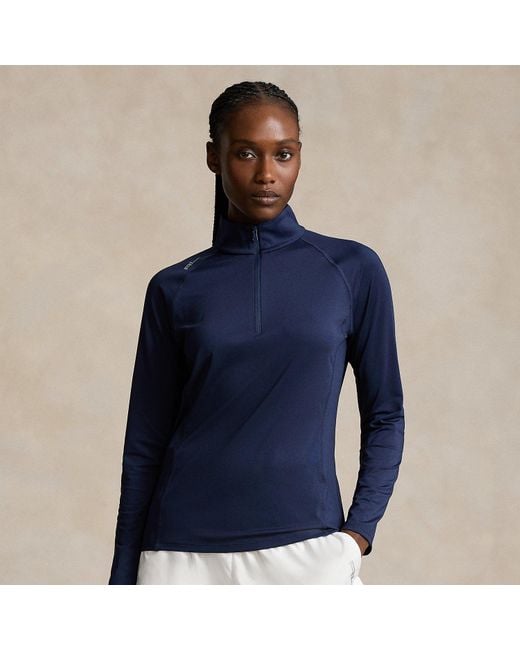 Ralph Lauren Blue Ralph Lauren Stretch Jersey Quarter-Zip Pullover
