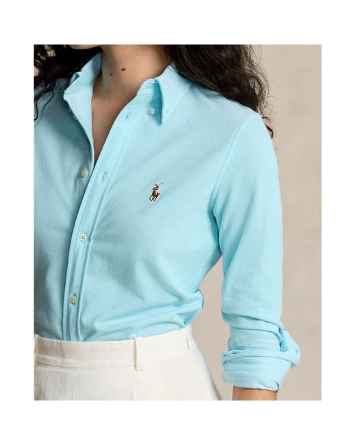 Camisa oxford Slim Fit de algodón Polo Ralph Lauren de color Blue