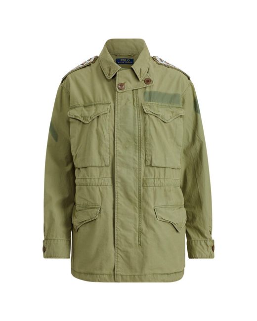 Polo Ralph Lauren Green Steer-head Military Jacket