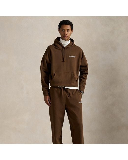 Felpa Polo Sport Relaxed-Fit di Polo Ralph Lauren in Brown da Uomo