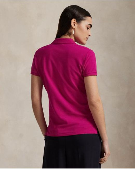 Polo Ralph Lauren Pink Slim Fit Stretch Polo Shirt