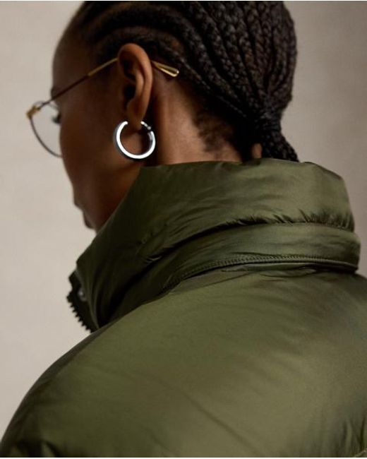 Polo Ralph Lauren Green Mid-Weight Down Puffer Jacket