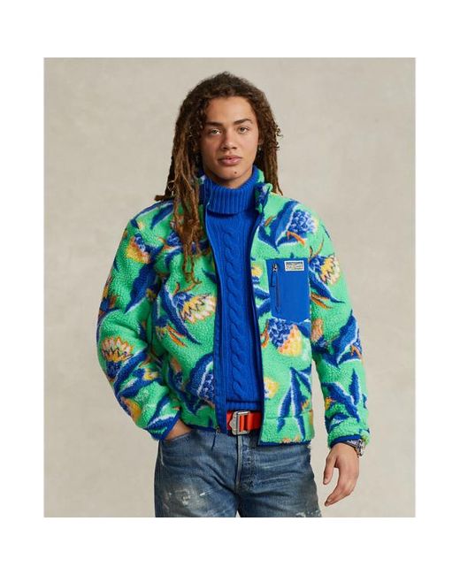 Polo Ralph Lauren Blue Floral Hybrid Jacket for men