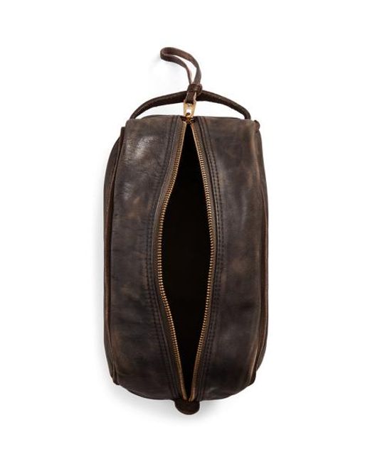 RRL Multicolor Leather Travel Case for men
