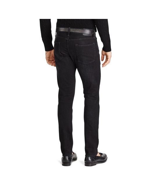 Polo Ralph Lauren Eldridge Skinny Stretch Jean in Black for Men | Lyst