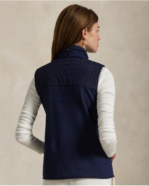 Ralph Lauren Blue Hybrid Quilted Vest