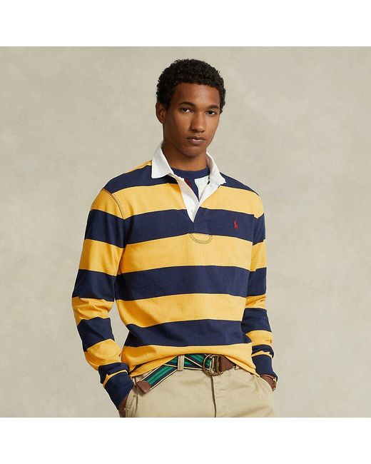 Ralph Lauren The Iconic Rugby Shirt in Yellow for Men Lyst