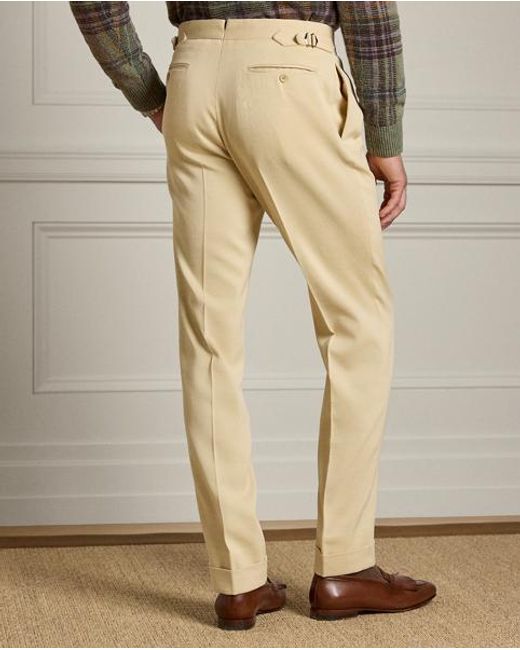 Ralph Lauren Handgeschneiderte Hose Gregory Aus Twill in Natural für Herren