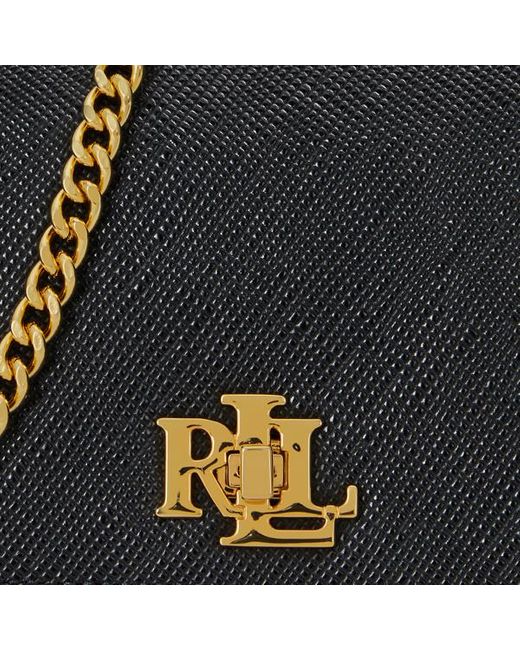 Borsetta porta cellulare effetto texture di Ralph Lauren in Black