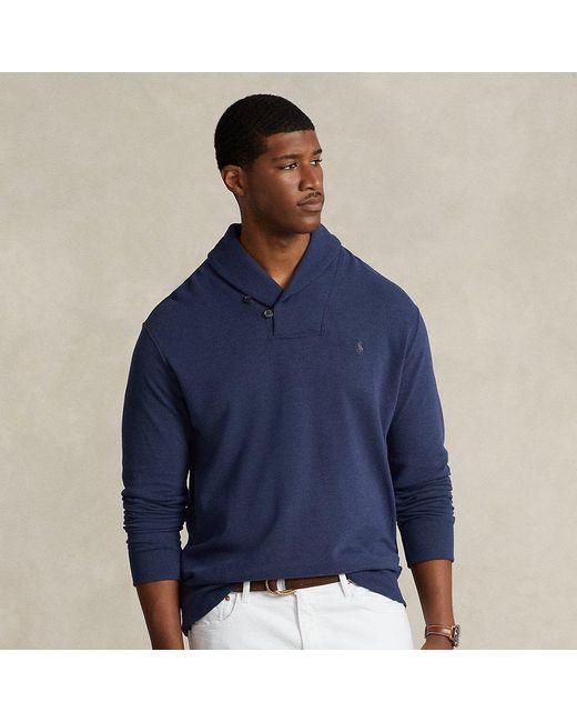 Polo Ralph Lauren Ralph Lauren Luxury Jersey Shawlcollar Pullover in