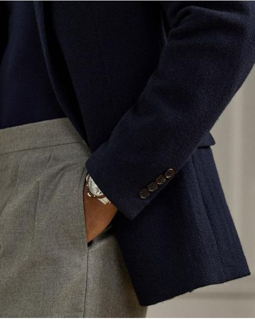Ralph Lauren Blue Hadley Hand-Tailored Cashmere Jacket for men