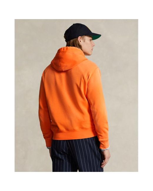 Sudadera de felpa con gráfico Polo Ralph Lauren de hombre de color Orange