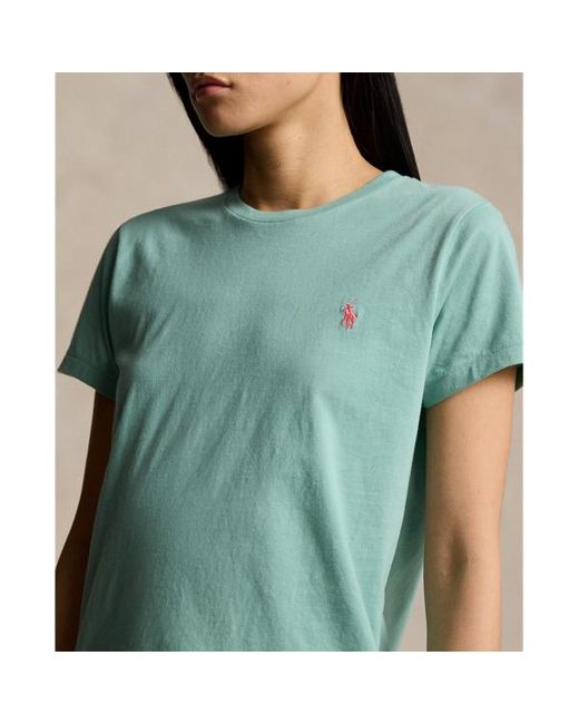 Polo Ralph Lauren Green Cotton Jersey Crewneck T-shirt