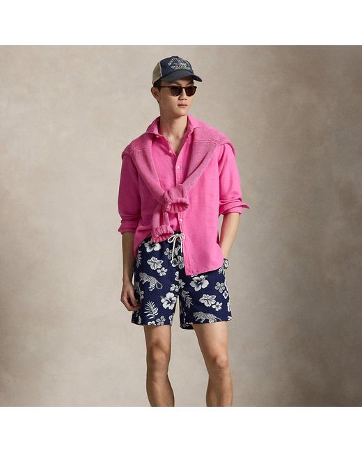 Polo Ralph Lauren Blue 14.5-Cm Traveller Swimming Shorts for men