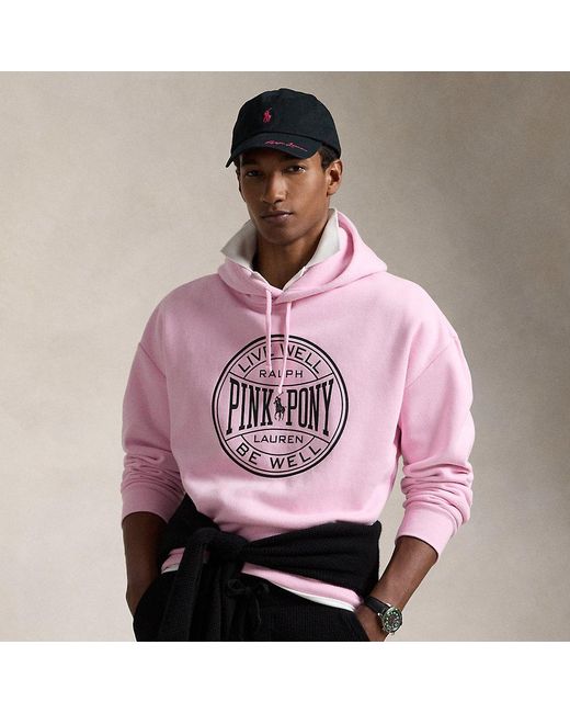 Polo Ralph Lauren Pink Pony Relaxed Fit Hoodie for Men Lyst UK