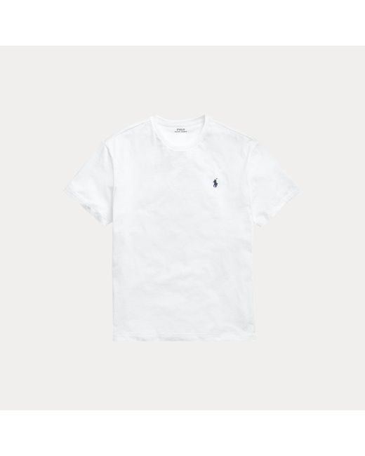 Polo Ralph Lauren White Classic Fit Jersey Crewneck T-shirt for men