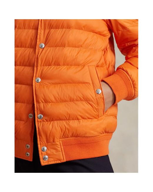 Polo Ralph Lauren Orange Insulated Bomber Jacket