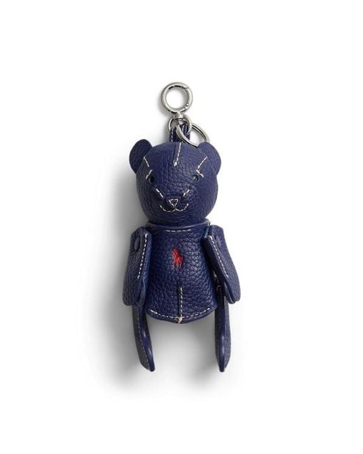 Polo Ralph Lauren Blue Ralph Lauren Polo Bear Leather Bag Charm