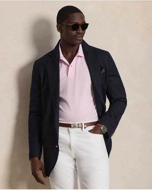 Polo Ralph Lauren Pink The Iconic Mesh Polo Shirt for men
