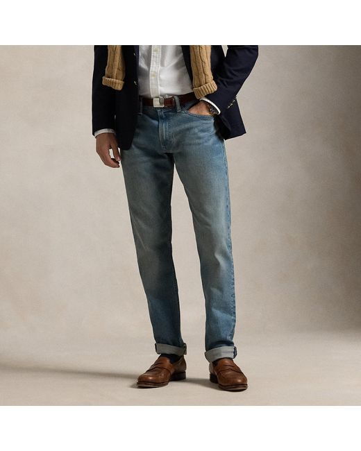 Polo Ralph Lauren Blue Parkside Active Taper Stretch Jeans for men