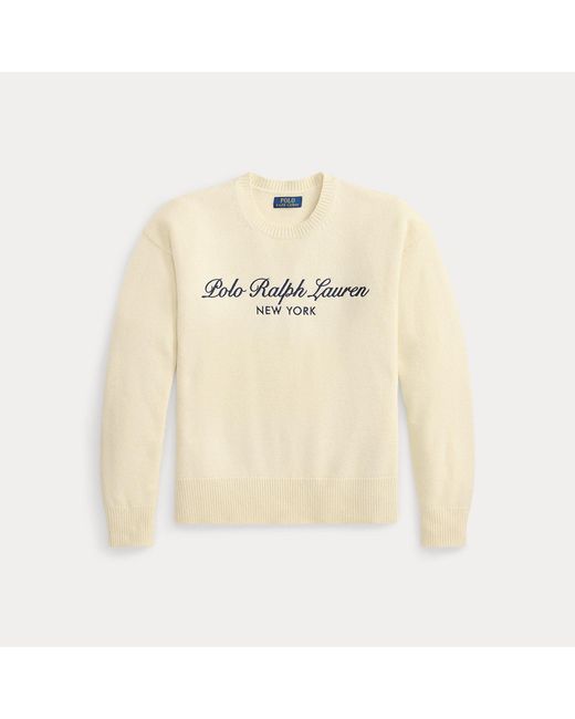 Polo Ralph Lauren Natural Relaxed Fit Wool-Cotton Jumper for men