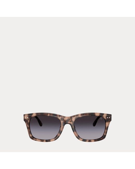 Ralph Lauren Gray Automotive Square Sunglasses