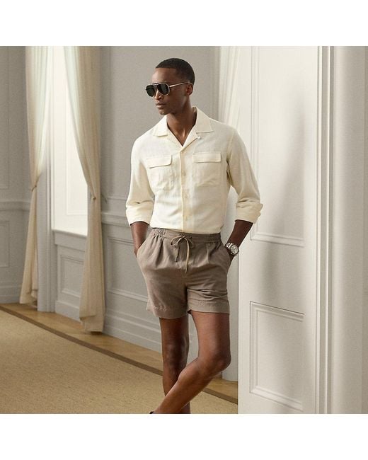 Ralph Lauren Natural Ralph Lauren Silk-Linen Short for men