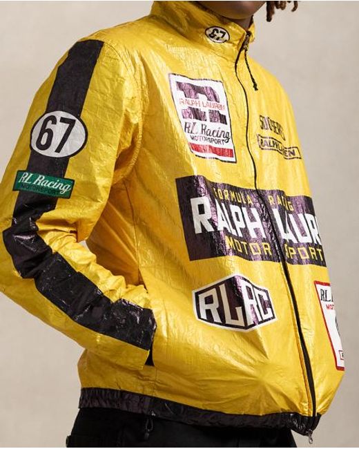 Polo Ralph Lauren Yellow Racing Jacket for men