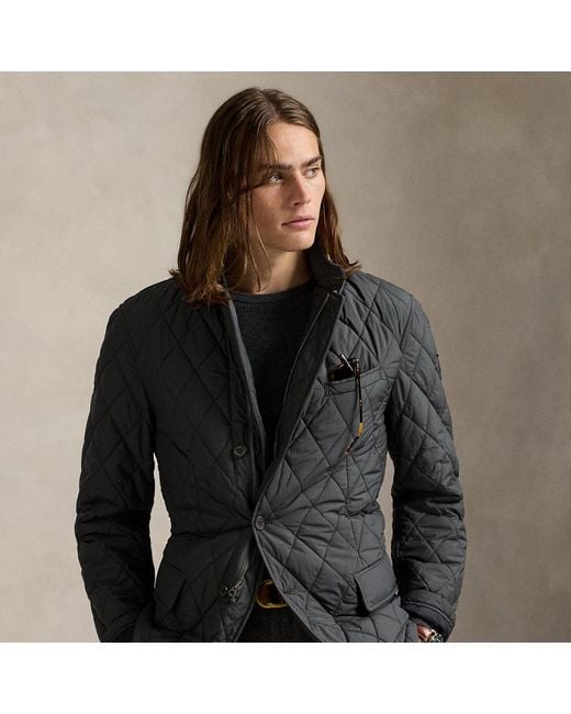 Polo Ralph Lauren Men's Black The Beaton Quilted Jacket - Main Image