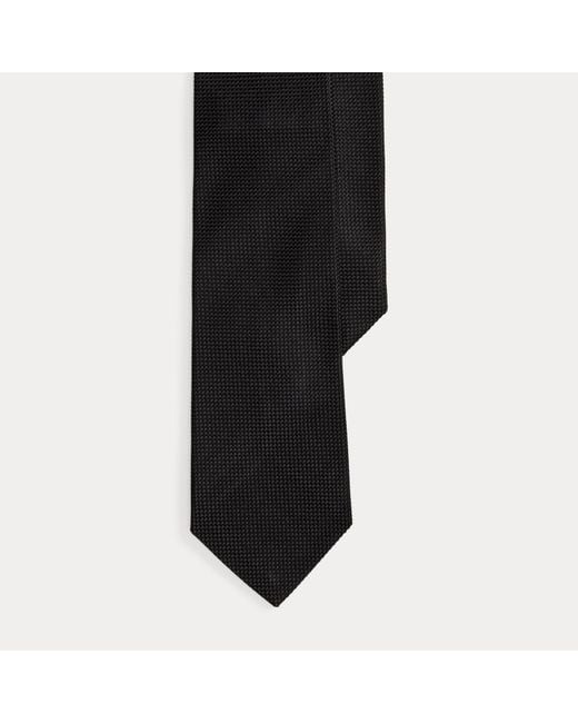 Ralph Lauren Black Ralph Lauren Basket-Weave Silk Tie for men