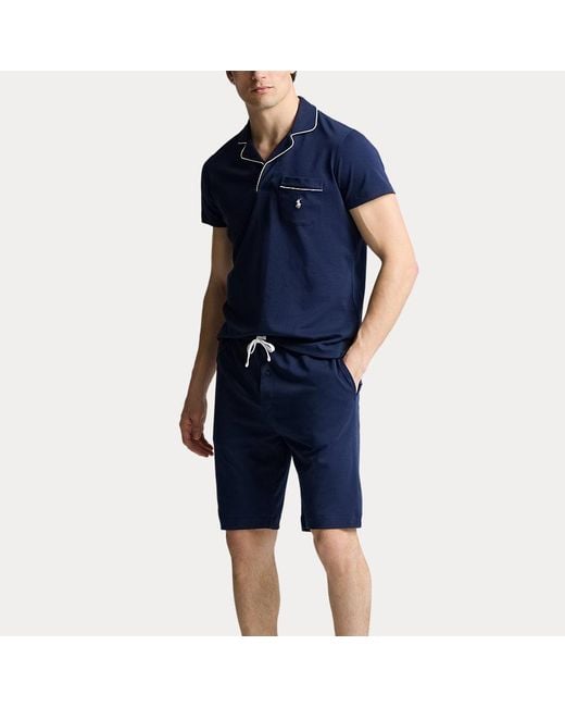 Pyjama En Interlock De Coton Polo Ralph Lauren pour homme en coloris Blue