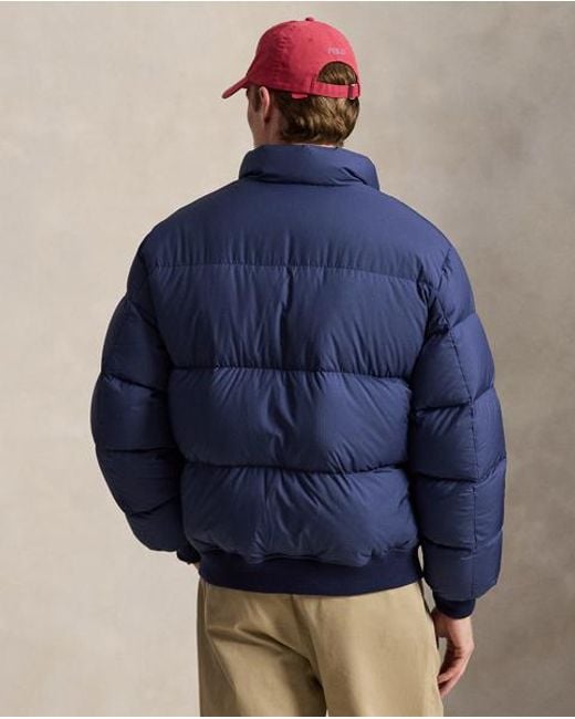 Polo Ralph Lauren Blue The Wyoming Ripstop Down Jacket for men
