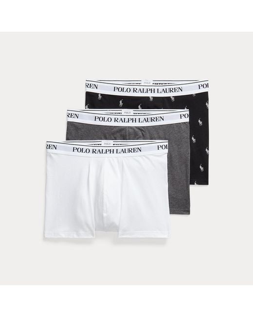 Polo Ralph Lauren Multicolor Classic Stretch Cotton Boxer 3-Pack for men