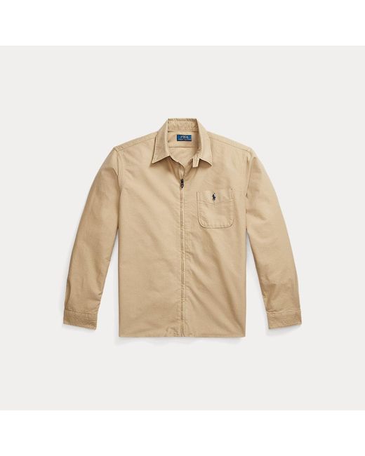 Polo Ralph Lauren Natural Garment-dyed Oxford Overshirt for men