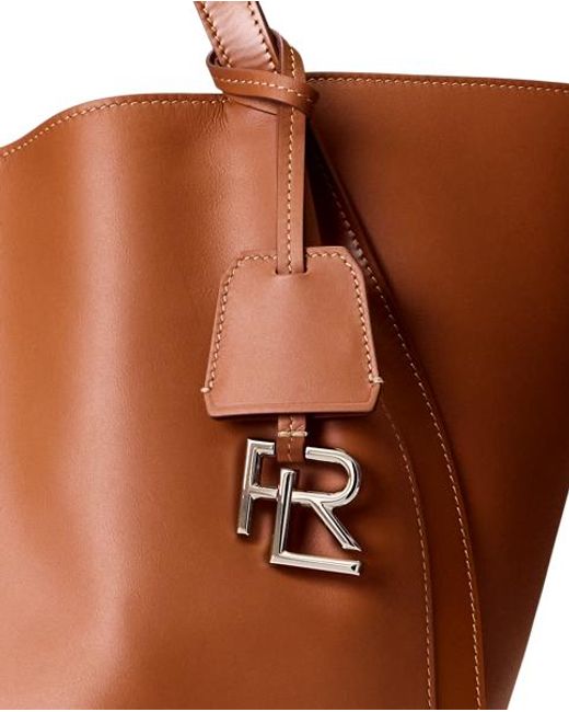 Ralph Lauren Brown Rl 888 Calfskin Tote