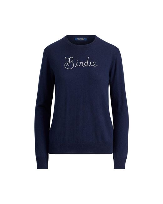 Ralph Lauren Golf Blue Birdie Cashmere Sweater