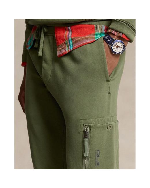 RLX Ralph Lauren Green Ralph Lauren Terry-back Fleece Jogger Pant for men