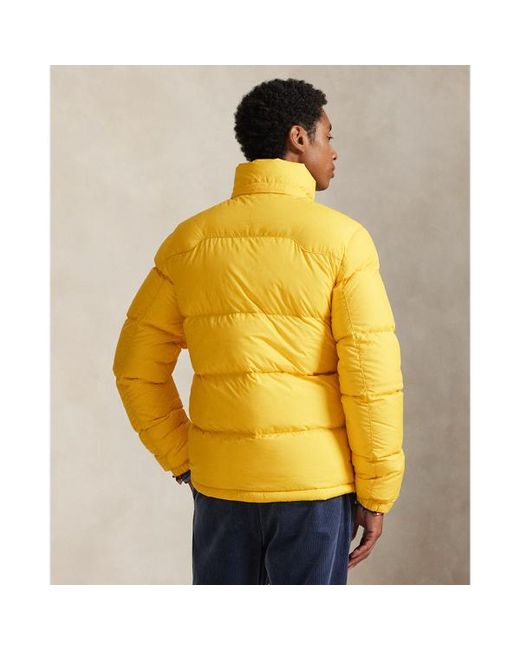 Ralph Lauren Yellow The Gorham Down Jacket for men