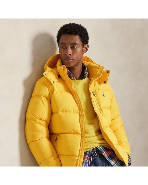 Polo Ralph Lauren Yellow The Gorham Down Jacket for men
