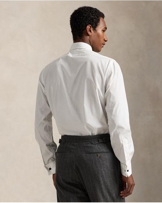 Polo Ralph Lauren White Classic Fit Poplin French Cuff Shirt for men