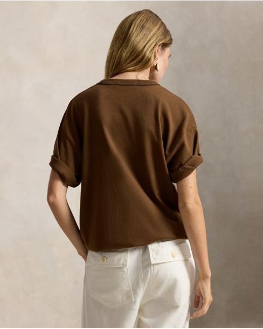 Polo Ralph Lauren Green Relaxed Fit Polo Sport T-Shirt for men
