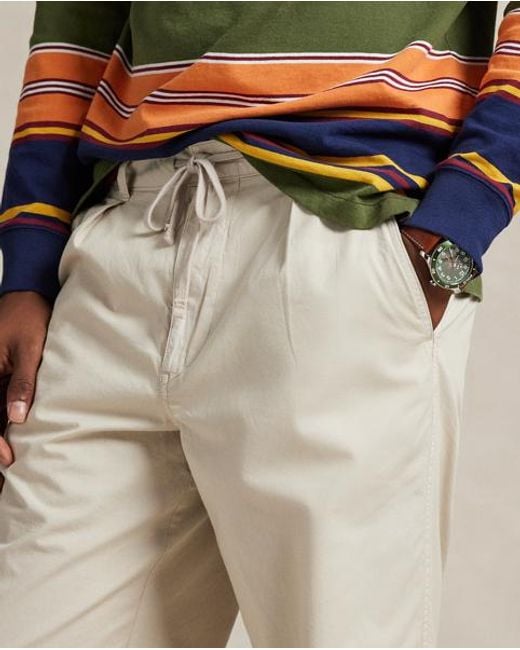 Polo Ralph Lauren Natural Polo Prepster Twill Easy Trousers for men