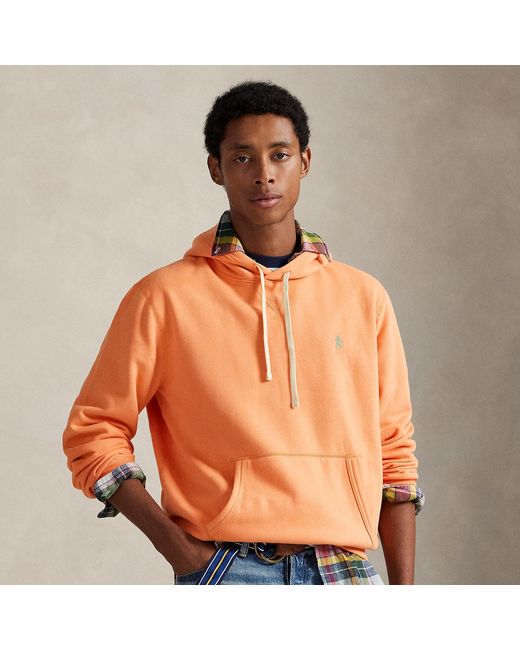 Ralph Lauren Orange The Rl Fleece Hoodie for men