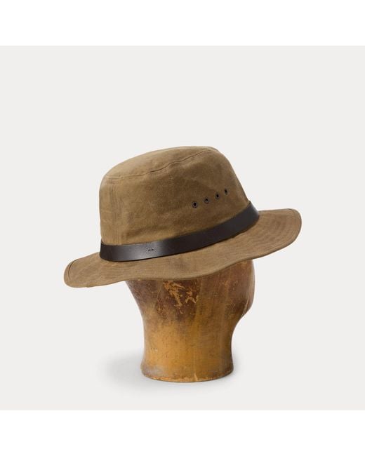 RRL Natural Waxed Canvas Hat for men