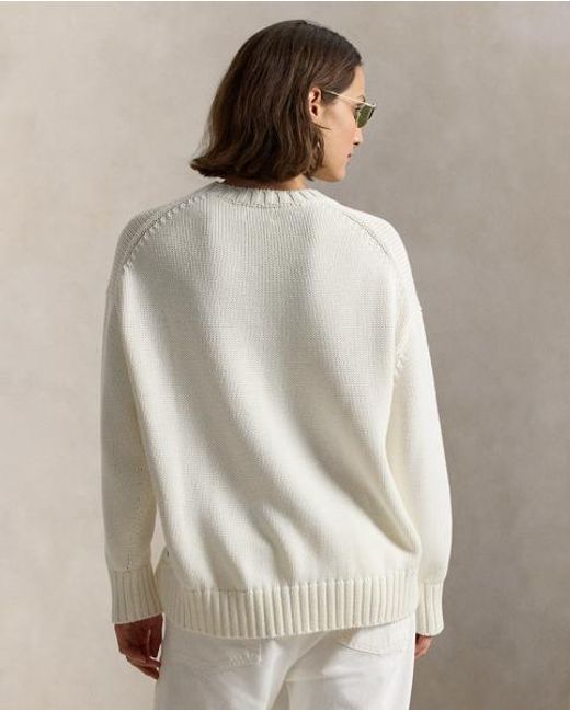 Polo Ralph Lauren Gray Cotton Crewneck Jumper