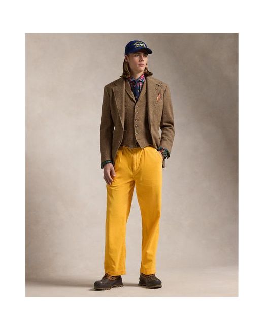 Polo Ralph Lauren Yellow Polo Prepster Corduroy Easy Trouser for men